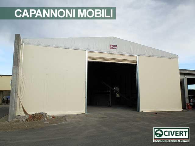 Magazzzino pvc capannone mobile Civert Perlino