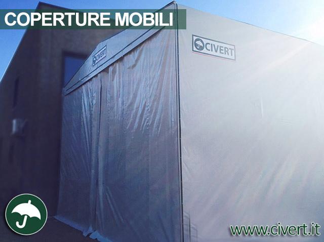 Copertura mobile in pvc Civert per Premi & C.