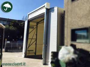 coperture mobili Lombardia: porta rapida