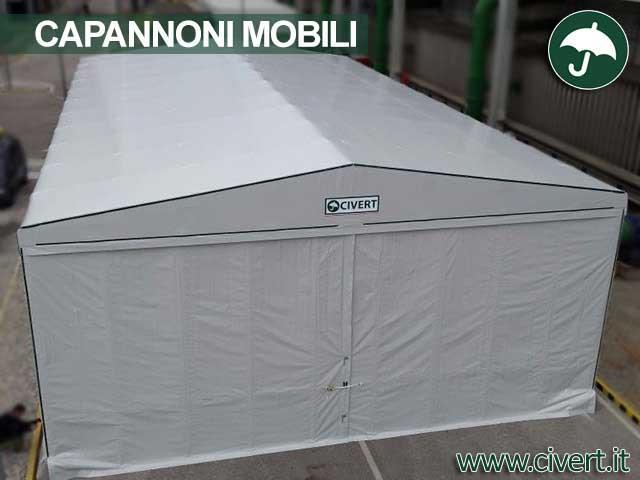 Copertura capannone mobile in pvc Civert