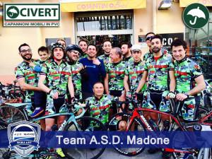 Il team ASD Madone sponsorizzato Civert coperture mobili