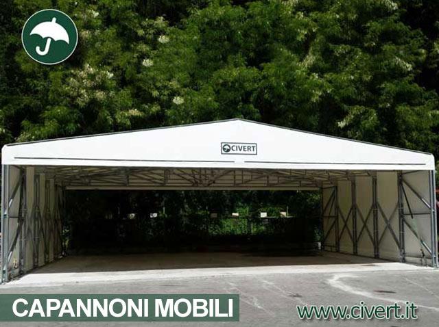 Capannone mobile indipendente Civert per Enel