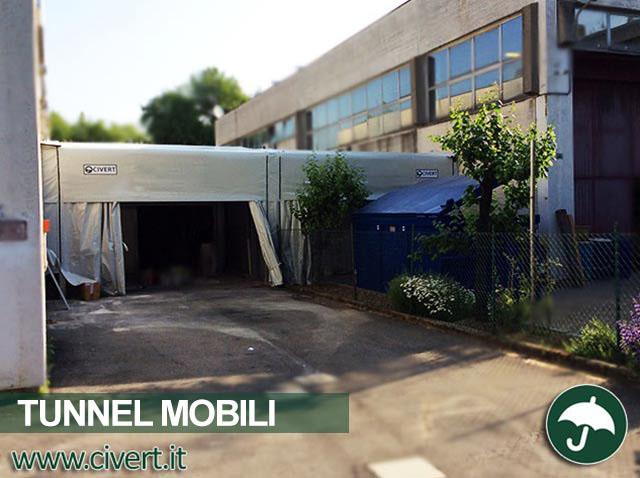 Tunnel mobile in pvc Civert per Mezzaqui srl