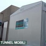 tunnel mobili per produzione collegato ad uno stabilimento produttivo in muratura a Brescia
