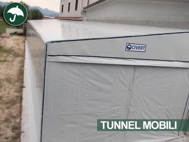 Tunnel mobile laterale monopendenza Monoside per l'agroalimentare