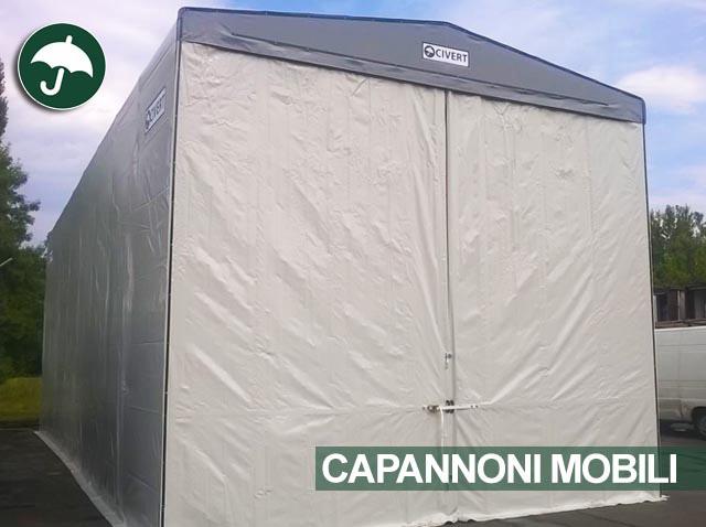 Capannone mobile in pvc Civert in Emilia Romagna