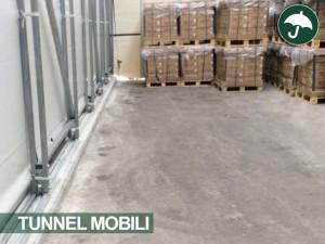 tunnel mobili pvc retrattili