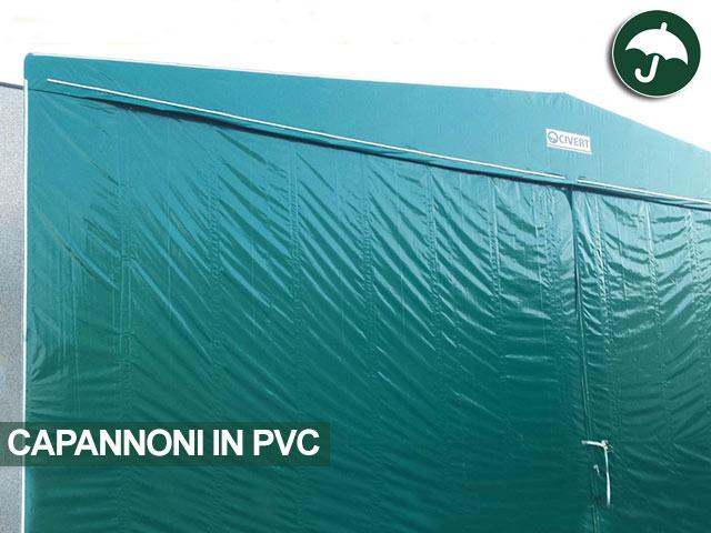 Capannone in pvc modello indipendente Only Civert