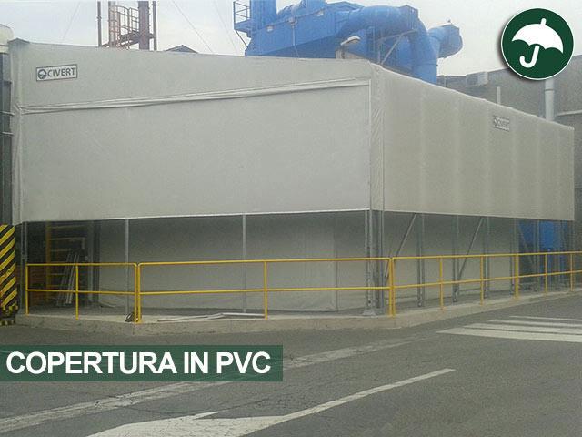 Copertura in pvc Monoside personalizzata Civert