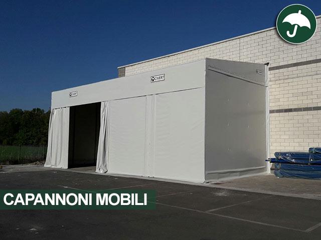 Capannone mobile monopendenza Monoroof Civert