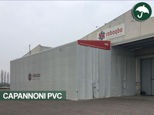 Capannone in pvc telonato monoside Civert