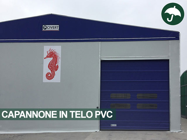 Capannone autoportante in telo pvc modello Only Civert