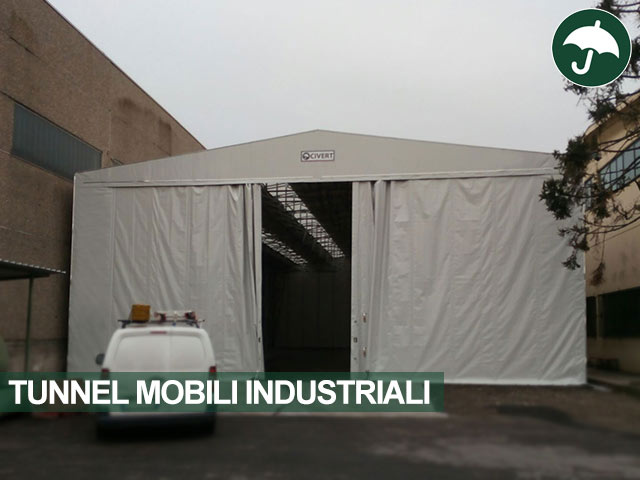 Tunnel mobile industriale autoportante Only