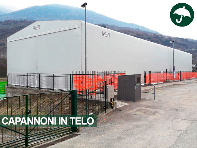 Copertura in telo pvc tipologia Only