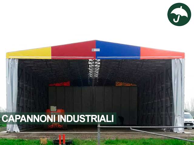 Capannone industriale copertura mobile indipendente Only Civert