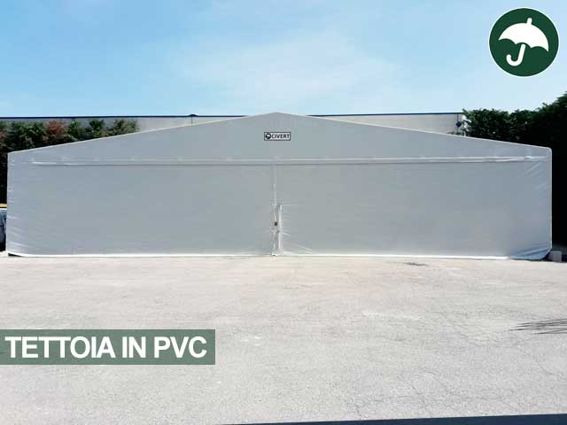 Tettoia in pvc indipendente modello Only Civert