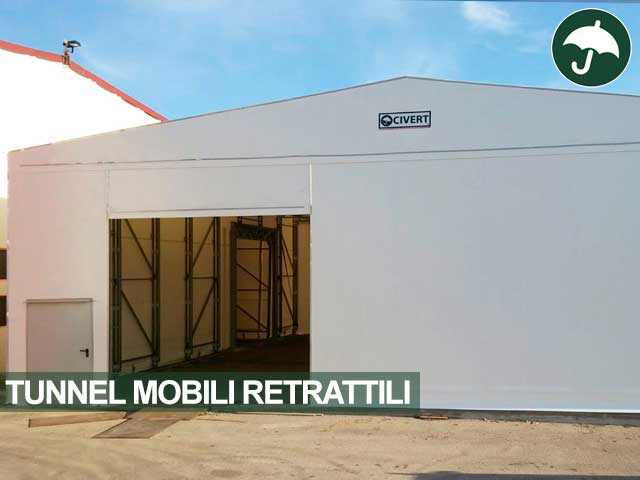 Tunnel mobile retrattile modello Only Civert