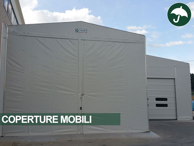 Due coperture mobili in pvc Biside Civert