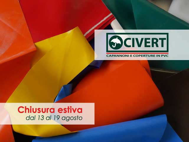 Chiusura estiva uffici Civert