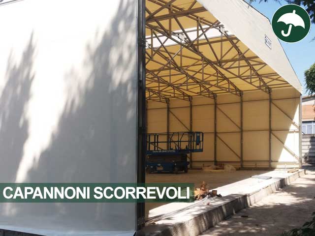 Capannone mobile scorrevole modello Only Civert