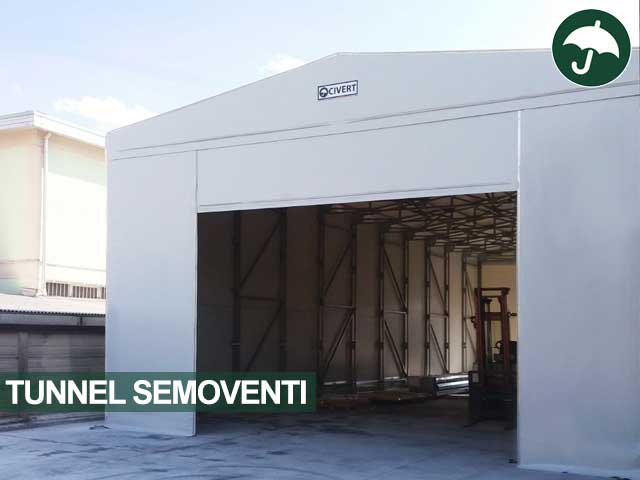 Tunnel semovente copertura modello Biside Civert