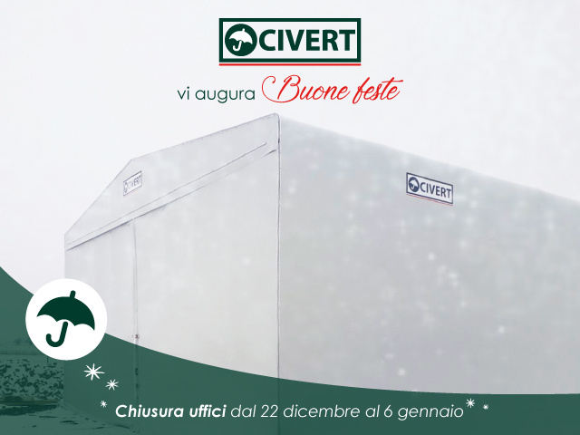 Chiusura natalizia uffici Civert