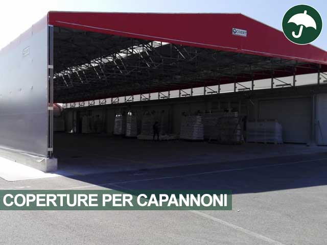 Copertura laterale bipendenza Biside per capannoni Civert