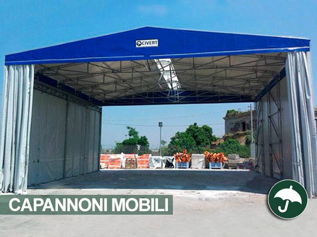 Capannone telonato only autoportante