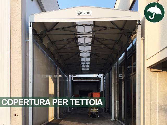 Copertura industriale in pvc per magazzini