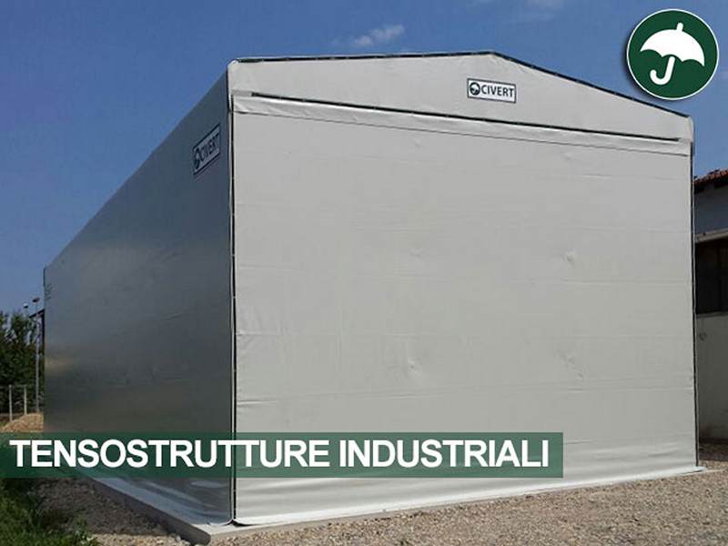 Tensostruttura industriale in pvc civert