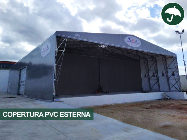 copertura pvc per esterni