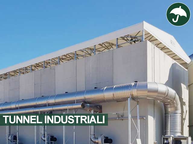 tunnel industriale cantiere