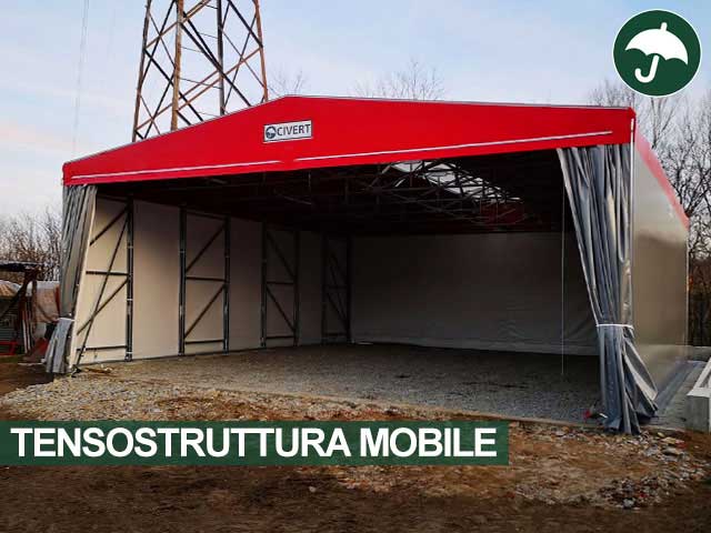 Copertura in pvc Civert per un'azienda agricola