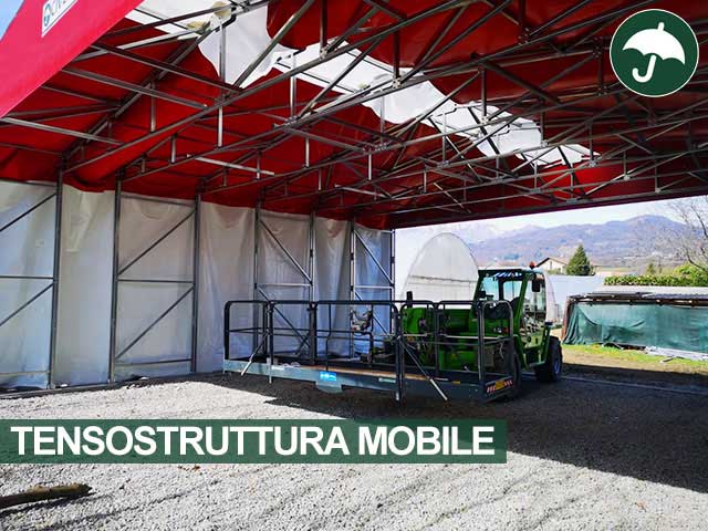 Copertura in pvc per un'azienda agricola