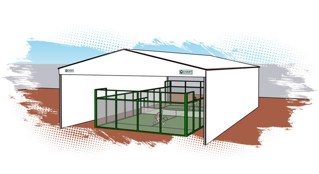 Copertura per campi da Padel