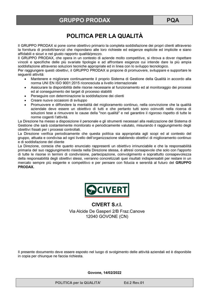 documentazione-iso-CIVERT