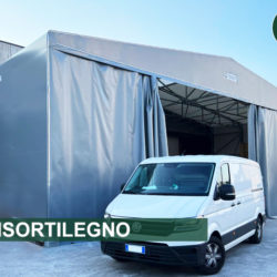 Tettoia in pvc a Venezia
