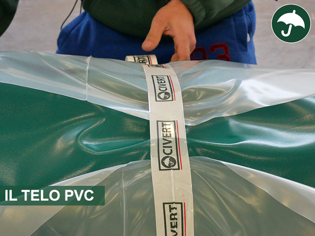 Telo PVC per capannoni mobili