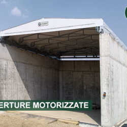 coperture motorizzate per lo stoccaggio dei rifiuti e dei residui aziendali